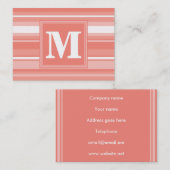 サンゴストライプ礁 名刺 (正面/裏面)