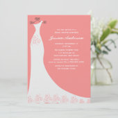 サンゴズガ結婚ウンブライダルシャワー 招待状 (スタンド正面)