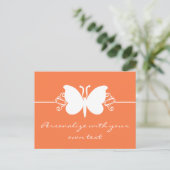 サンゴチョウが渦巻くはがき ポストカード (スタンド正面)