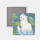 サンゴッドキャットスクエアマグネットムスサート マグネット (正面/裏面)