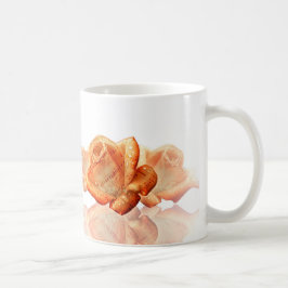 サンゴバラの花と楽譜 コーヒーマグカップ