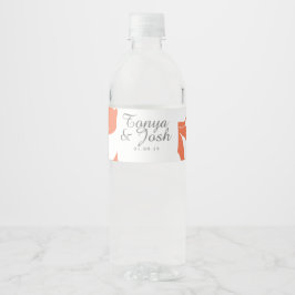 サンゴバラサイロパターン ペットボトルラベル