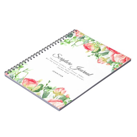 サンゴバラパーソナライズされた聖なる書物、 経典ジャーナル ノートブック (左側)