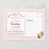 サンゴバラフローラ日付はがきを保存 案内ポストカード (裏面)