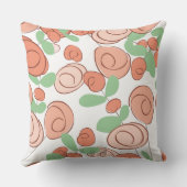 サンゴバラリースモノグラム クッション (裏面)