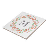 サンゴバラリースモノグラム タイル (側面)