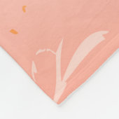 サンゴバラ金ゴールド熱帯性ヤシ離れの木 フリースブランケット (角)