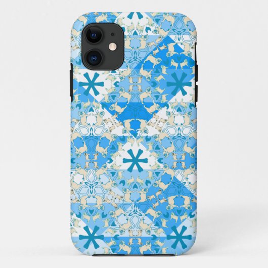 サンゴパグ柄ケーストライアングル Case-Mate iPhoneケース (裏面)