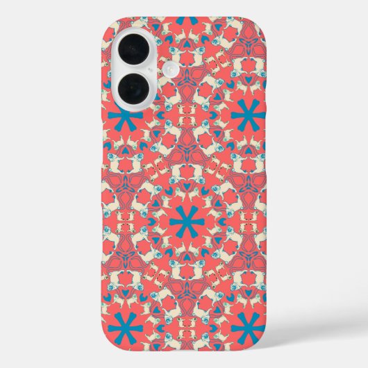 サンゴパグ柄ケース Case-Mate iPhoneケース (裏面)