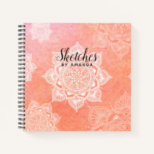 サンゴパーソナライズされた曼荼羅のスケッチ