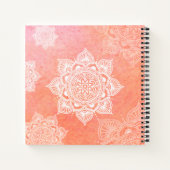 サンゴパーソナライズされた曼荼羅のスケッチ ノートブック (裏面)