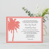 サンゴパームツリートロピカル結婚ズ 招待状 (スタンド正面)
