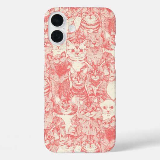 サンゴピンクを塗り替える Case-Mate iPhoneケース (裏面)
