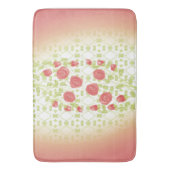 サンゴフローラデザパターン（の模様が）あるイナー バスマット (正面縦)