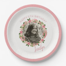 サンゴフローラパーソナライズされたリース付/写真