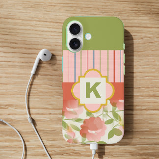 サンゴフローラモノグラム iPhone 16ケース