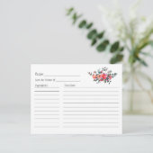 サンゴフローラレシピカード ポストカード (スタンド正面)