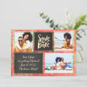 サンゴフローラ写真結婚式の日付を保存 セーブザデート (スタンド正面)