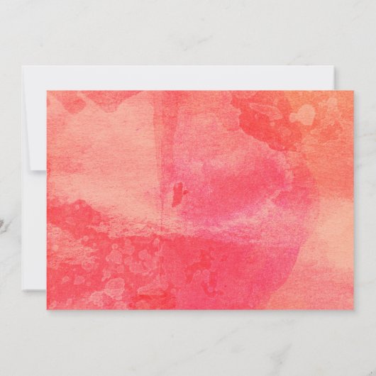 サンゴフローラ写真結婚式の日付を保存 セーブザデート (裏面)