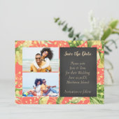 サンゴフローラ写真結婚式の日付を保存 セーブザデート (スタンド正面)