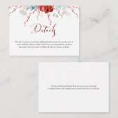 サンゴフローラ結婚詳細 エンクロージャーカード (正面/裏面)