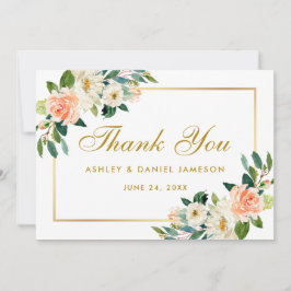 サンゴフローラ結婚金ゴールドサンキュー サンキューカード