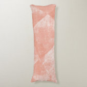 サンゴミニマル幾何インクテクスチャ ボディピロー (正面縦)