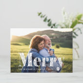 サンゴメリーの渦巻き写真クリスマス シーズンカード (スタンド正面)