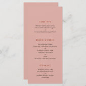 サンゴモダンとサビ結婚のメニュー メニュー (正面/裏面)