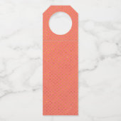 サンゴモダンと金ゴールドのトロピ葉カル結婚と ボトルネックタグ (裏面)