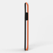 サンゴモダンストライプのファッション Case-Mate iPhoneケース (裏面/右)