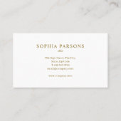 サンゴモダンモの水彩ブロット 名刺 (裏面)