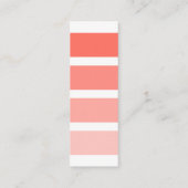 サンゴモダン白インテリアデコレータ絵を描見本 スキニー名刺 (裏面)