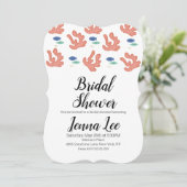 サンゴモダン礁と魚 招待状 (スタンド正面)