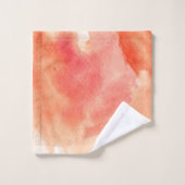 サンゴモダン礁の水の色モノグラ航海のグラム バスタオルセット (ウォッシュタオル)