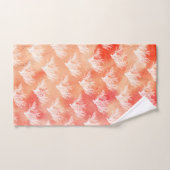 サンゴモダン礁の水の色モノグラ航海のグラム バスタオルセット (ハンドタオル)