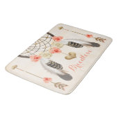 サンゴモノグラムのと金ゴールドのボホの夢捕手 バスマット (アングル)