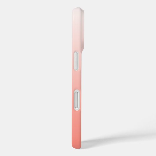 サンゴ勾配グラデーションパーソナライズされた Case-Mate iPhoneケース (裏面 / 右)