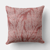 サンゴ化粧枕 | ビーチ装飾用クッション クッション (裏面)