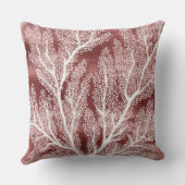 サンゴ化粧枕 | ビーチ装飾用クッション クッション (裏面)