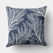 サンゴ化粧枕 | ビーチ装飾用クッション クッション (裏面)