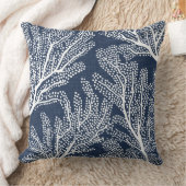 サンゴ化粧枕 | ビーチ装飾用クッション クッション (ブランケット)