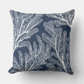 サンゴ化粧枕 | ビーチ装飾用クッション クッション (正面)