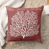 サンゴ化粧枕 | 沿岸スタイル クッション (ブランケット)