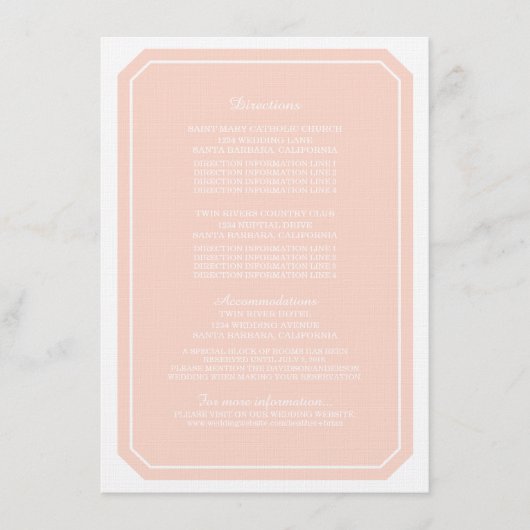 サンゴ単体情エレガント報カード エンクロージャーカード (正面)