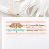 サンゴ及びアクア独身のスネークカドゥーセウス卒業 ラベル (インサイチュ)