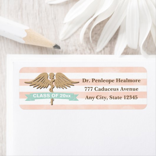 サンゴ及びアクア独身のスネークカドゥーセウス卒業 ラベル (インサイチュ)