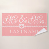 サンゴ及びホワイトローカスタムプの家族用バスタオル バスタオル (バスタオル)