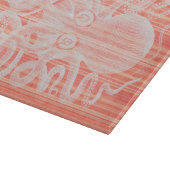 サンゴ及び白タコの裁断板 カッティングボード (角)