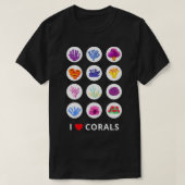 サンゴ愛好家コーラルリーフアクアリスタリーファーアクアリウム Tシャツ (デザイン正面)